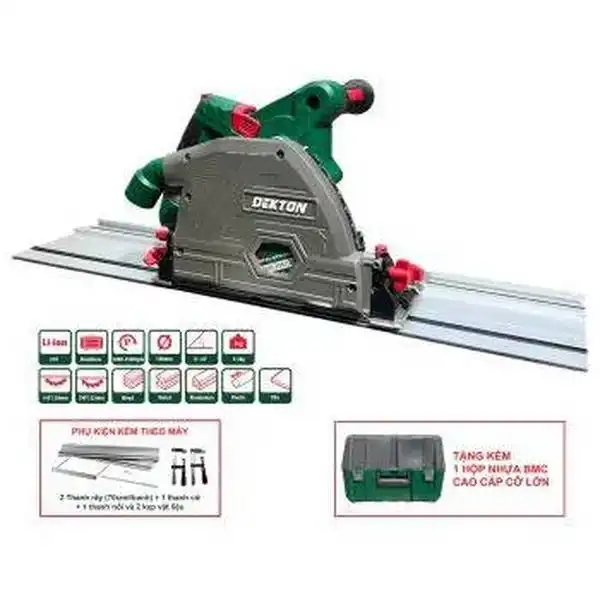 Máy cưa gỗ ray trượt pin 21V Dekton M21-CGT140BL