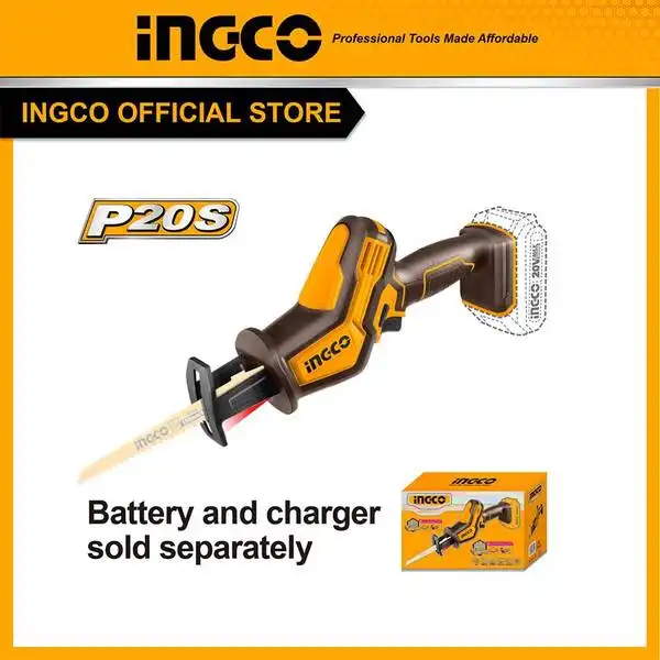 Máy Cưa Kiếm Dùng Pin 20V (Không Kèm Pin Và Sạc) CRSLI6508 INGCO