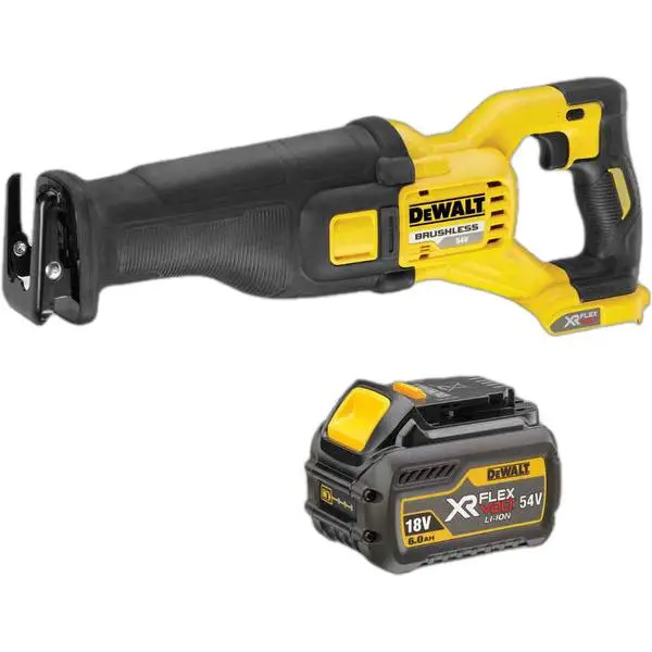 Máy cưa kiếm dùng pin Dewalt DCS388T1 40mm 2400spm 54V 6Ah BL Motor
