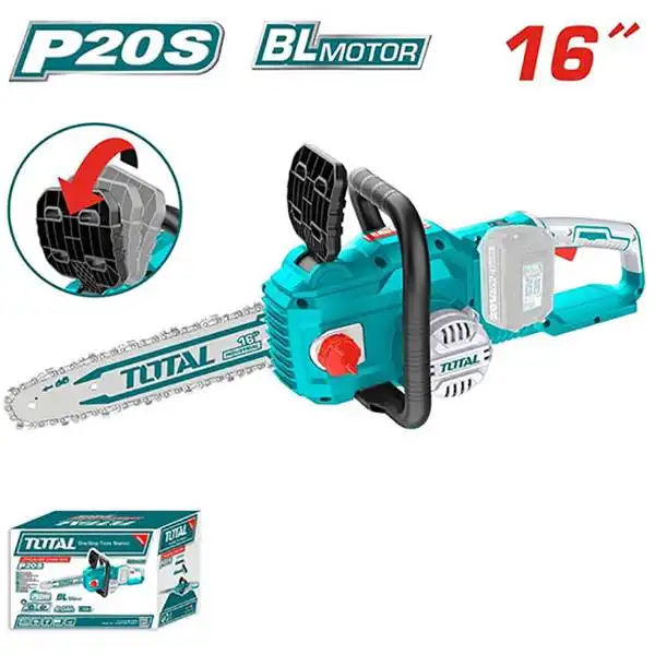 Máy cưa xích 16 inch dùng pin 20V (không kèm pin & sạc) TGSLI40168 TOTAL