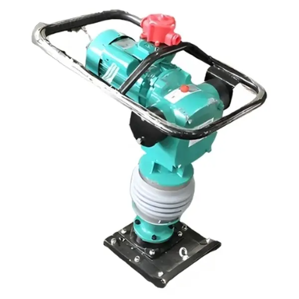 Máy đầm cóc chạy điện chân vuông (1 pha) (dây đồng)