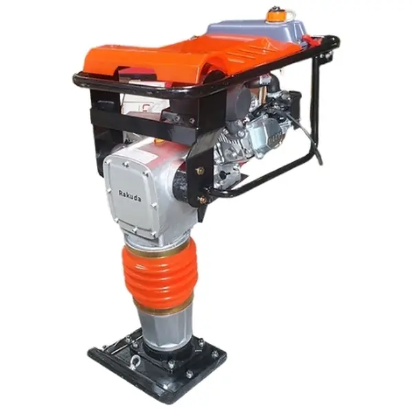 Máy đầm cóc xăng chân cao Rakuda RM100G