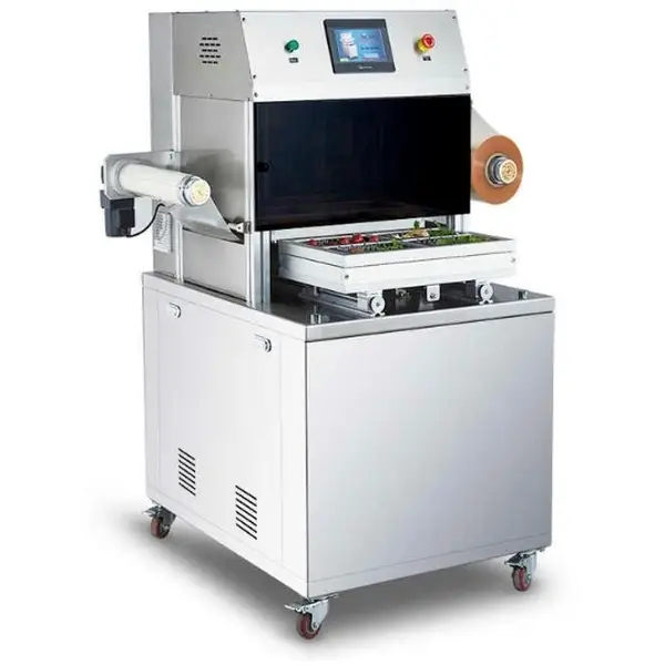 Máy dán miệng khay hút chân không Yamafuji DQ370L-E