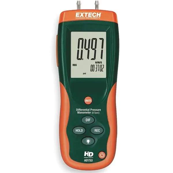Máy đo chênh áp EXTECH HD755 (0 đến 0.5psi)