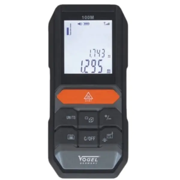 Máy đo khoảng cách bằng laser 100m Vogel 140134, độ chính xác ±1mm