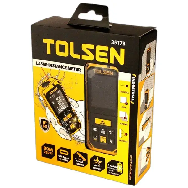 MÁY ĐO KHOẢNG CÁCH LASER TOLSEN 35178