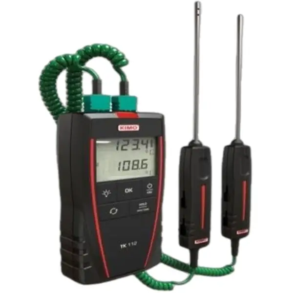 Máy đo nhiệt độ tiếp xúc 2 kênh đo KIMO TK112 (CHUYỂN QUA KT-62)