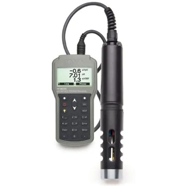 Máy đo PH, ORP, EC, DO, Áp suất, Nhiệt độ Hanna HI98195