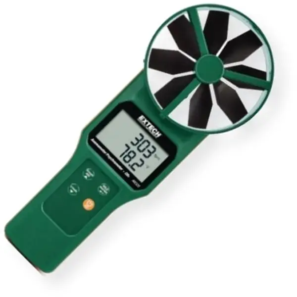 Máy đo tốc độ gió l ưu lượng gió và nhiệt độ Extech AN300