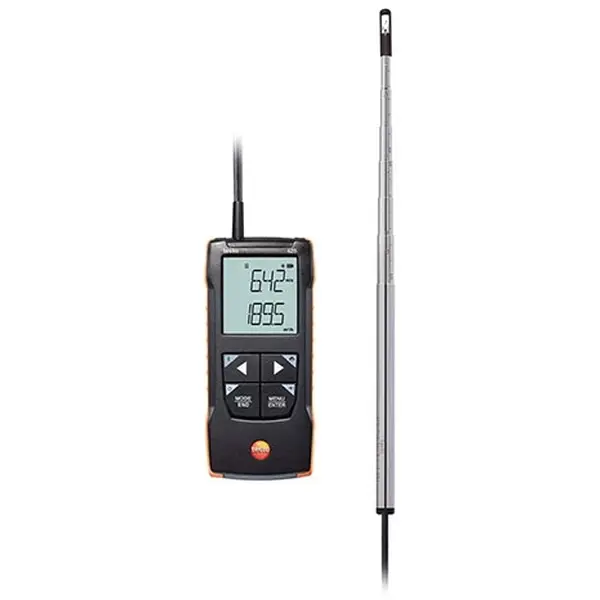 Máy đo vận tốc gió với đầu đo dạng sợi nhiệt Testo 425 – Kết nối App
