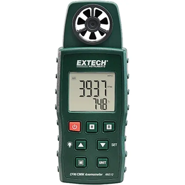 Máy đo vận tốc và lưu lượng gió, nhiệt độ Extech AN510