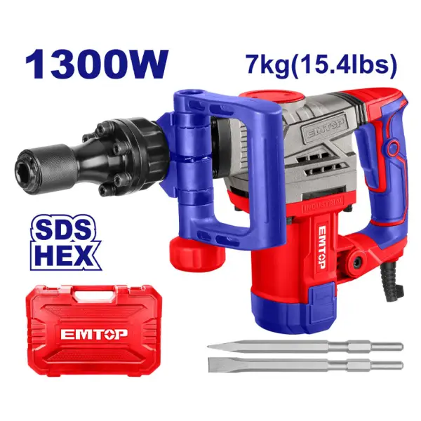 Máy đục bê tông 1300W Emtop EDBRH1301 (HEX 17mm)