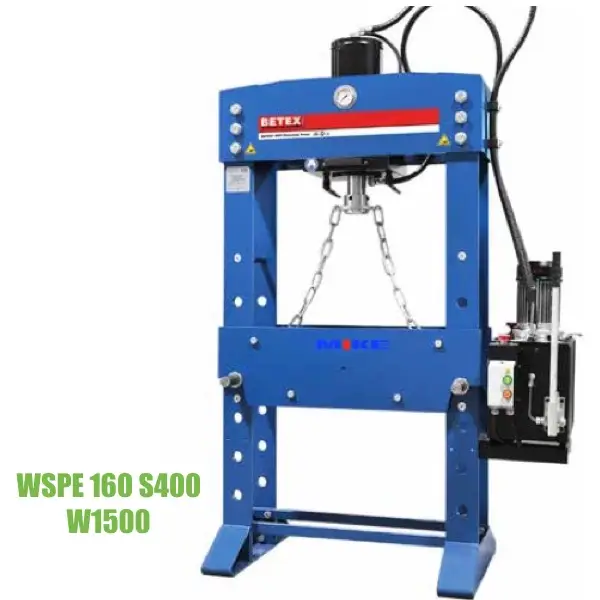 Máy ép thủy lực 160 tấn WSPE160, xylanh di động, điều khiển điện.
