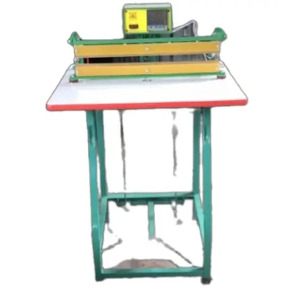 Máy hàn miệng túi dập chân má đ ồng M5-500 có đồng hồ hiển thị