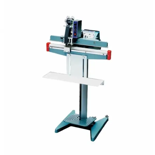 Máy hàn miệng túi đứng in date có giá đỡ Yamafuji PFS-P600
