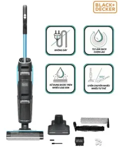 Máy hút bụi pin lau sàn thông minh Black & Decker USA BXUVXA02 - 5 chức năng