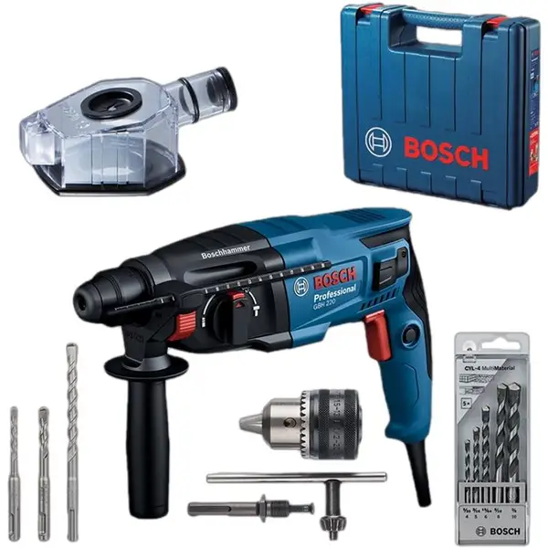 MÁY KHOAN BÚA BOSCH GBH 220 (KÈM PHỤ KIỆN) 06112A60K1