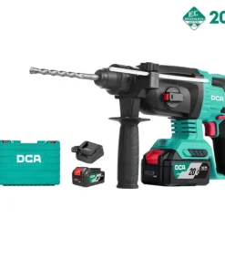 Máy khoan búa dùng pin 20V DCA ADZC04-24DM (1 Pin 4.0 Ah & Sạc)