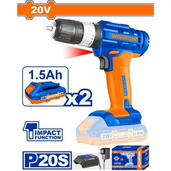 Máy khoan búa dùng pin 20V WADFOW - WCDP522