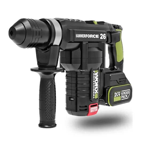 Máy khoan búa dùng pin 20V Worx WU399.3 (2 Pin 5.0Ah & Sạc)