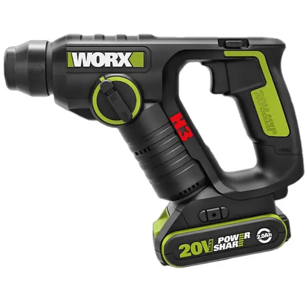 MÁY KHOAN BÚA DÙNG PIN 20V WU380S.2 - WORX GREEN