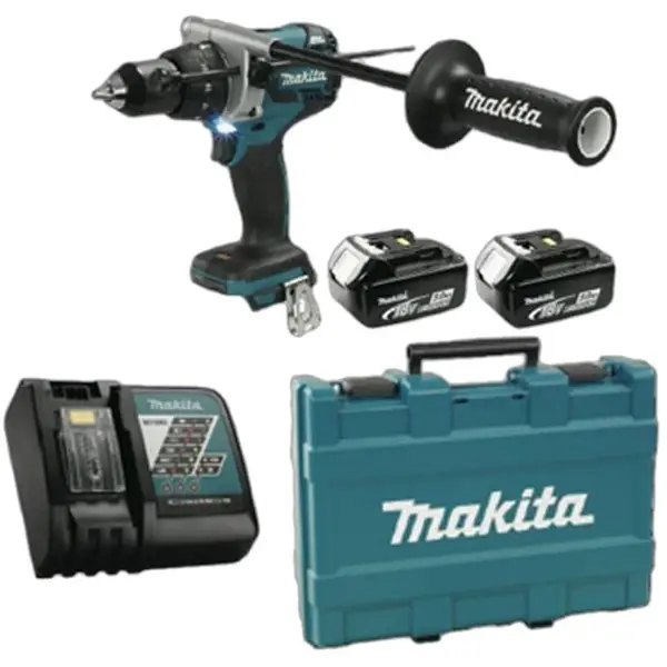 MÁY KHOAN BÚA VẶN VÍT DÙNG PIN (BL) (18V) MAKITA DHP481RTE