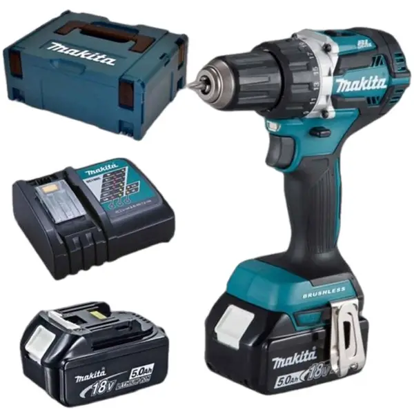 MÁY KHOAN BÚA VẶN VÍT DÙNG PIN (BL) (18V) MAKITA DHP483RTE