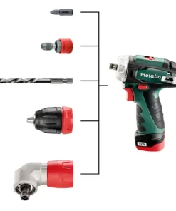 Máy khoan đa năng dùng pin 12V Metabo PowerMaxx BS Quick Basic (600156500)