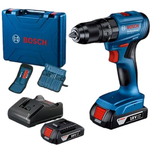 MÁY KHOAN ĐỘNG LỰC DÙNG PIN 18V BOSCH GSB 183-LI (2 PIN) 06019K91K0