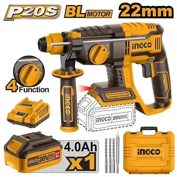 Máy Khoan Đục Dùng Pin 20V- 22Mm CRHLI202081 INGCO