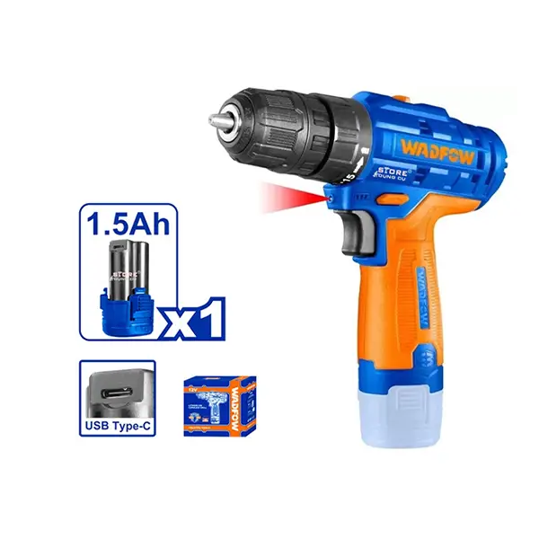 Máy khoan dùng pin Lithium-ion 12V Wadfow WCDS520 (không gồm đầu sạc)