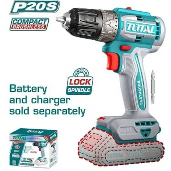 Máy khoan không chổi than dùng pin 20V (không kèm pin sạc) TDLI204531 TOTAL