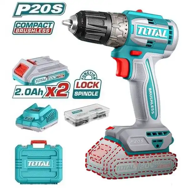 Máy khoan không chổi than dùng pin 20V TDLI20453 TOTAL