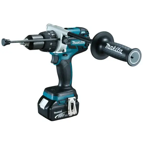 Máy khoan pin 18v Makita DHP482SFX6 (có búa + 101 phụ kiện)