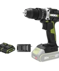 Máy khoan pin 20v có búa 70Nm Worx WU369X (2 pin 2Ah & 1 Sạc)