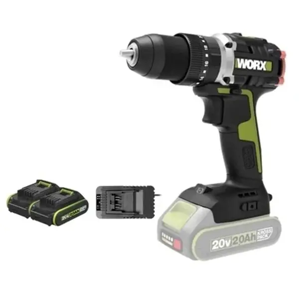 Máy khoan pin 20v có búa 70Nm Worx WU369X.9 (Thân máy)