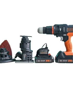 Máy khoan pin Black & Decker 20V BDCHD18K2AC-B1 (2 Pin & 1 Sạc)