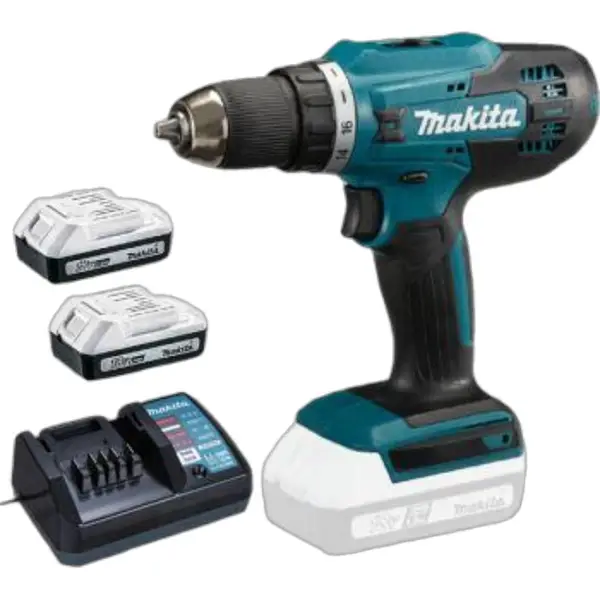MÁY KHOAN VÀ VẶN VÍT DÙNG PIN (BL1820Gx2+DC18WA) (18V) MAKITA DF488DWAE
