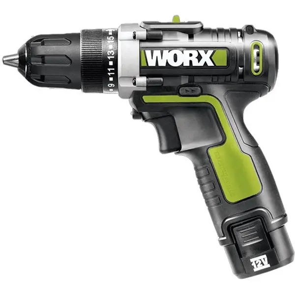 MÁY KHOAN VẶN VÍT DÙNG PIN 12V WU128.6 - WORX GREEN