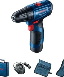 MÁY KHOAN VẶN VÍT DÙNG PIN BOSCH GSR 120-LI GEN II (1 pin 2 Ah + sạc+phụ kiện) 06019G80K5