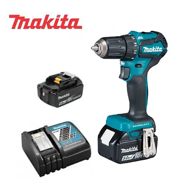 Máy khoan vặn vít dùng pin Makita 18V DDF483RTE