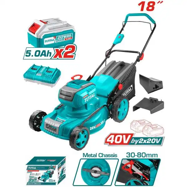 Máy làm vườn 18 inch không chổi than dùng pin 40V TLMLI20186 TOTAL