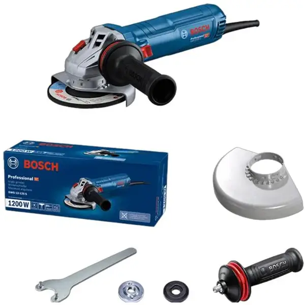 MÁY MÀI GÓC 125mm BOSCH GWS 17-125S (CÓ ĐIỀU CHỈNH TỐC ĐỘ XUẤT XỨ ĐỨC)