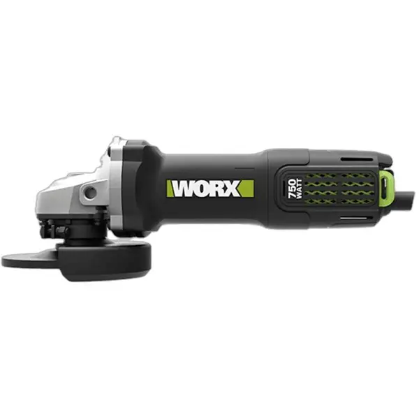 MÁY MÀI GÓC 750W 100MM WU810 (CÔNG TẮC ĐUÔI) - WORX GREEN
