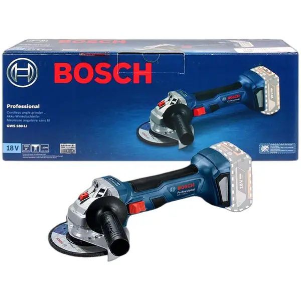MÁY MÀI GÓC BL 100M BOSCH DÙNG PIN 18V GWS 180-LI (SOLO)