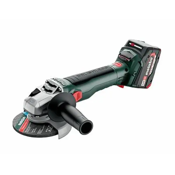 Máy mài góc dùng Pin 18V Metabo W 18 LT BL 11-125 (Set 2 pin 4.0Ah, 1 sạc)