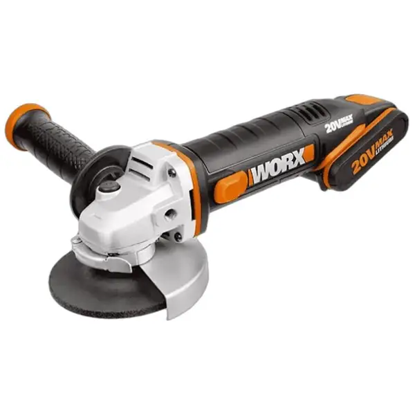 MÁY MÀI GÓC DÙNG PIN 20V 100MM WX802 - WORX ORANGE