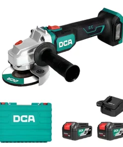 Máy mài góc dùng pin 20V DCA ADSM06-125FK (Kèm 2 Pin 5.0Ah & sạc)