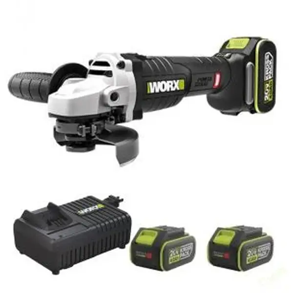 Máy mài góc dùng pin 20V Worx WU806.1 (2 Pin 4.0Ah & Sạc)