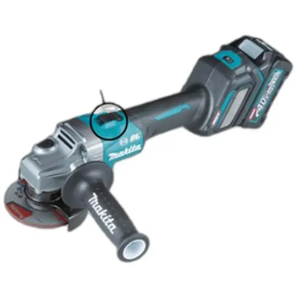 MÁY MÀI GÓC DÙNG PIN 40V 4.0AH MAKITA 100MM GA021GM201 - CÔNG TẮC TRƯỢT